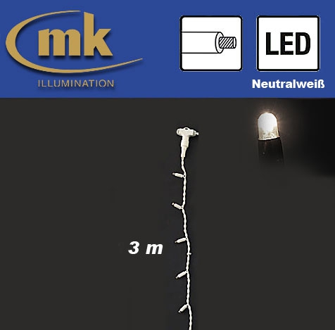 Ersatzstrang weiß zu LED DRAPE LITE® 600 Gummi Lichtervorhang 019-331