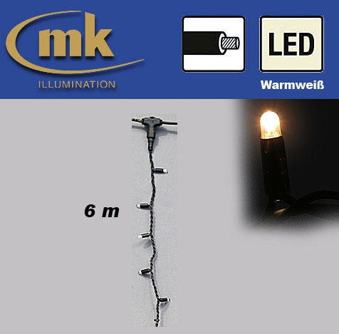 Ersatzstrang schwarz zu LED DRAPE LITE® 1200 Gummi Lichtervorhang 019-334