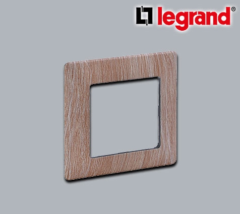 Legrand Valena Life Rahmen Light Wood 1-fach Farbe Holz glänzend