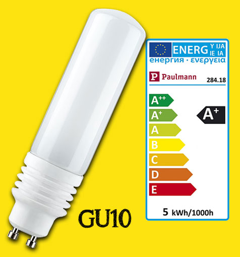 LED Stiftsockellampe Deco Pipe / 560 Lumen / 5W / GU10 / 230V / 2.700K ww opal