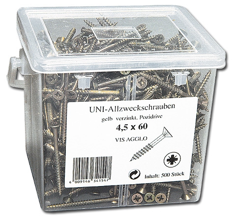 Uni-Allzweckschrauben Eimer