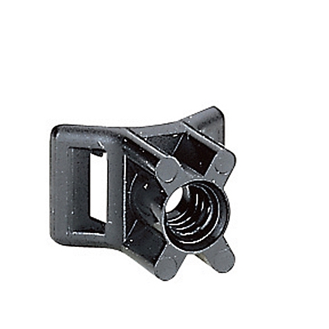 Befestigungssockel und -element für Kabelbinder