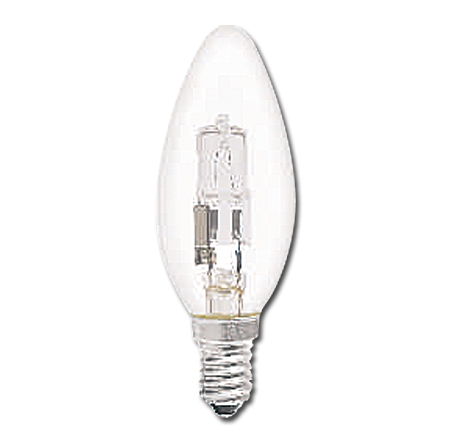 Halogen Kerzenlampenform Hochvolt E14