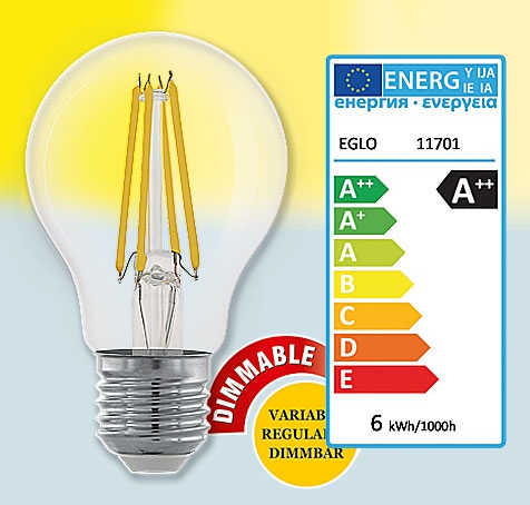 LED-Filament Glühlampe E27