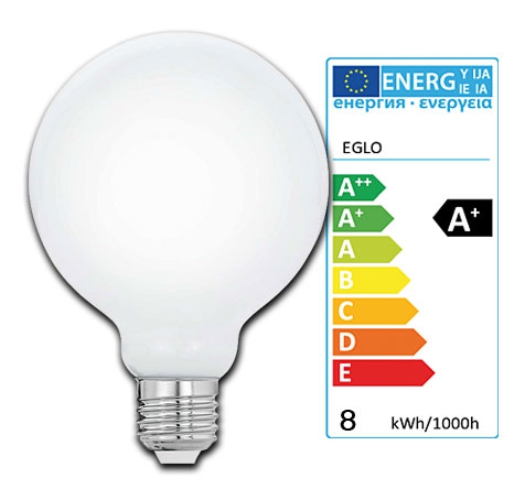 LED-Filament Globelampe E27