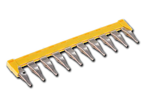 Verbinder Reihenklemme 10mm2 / 10 polig isoliert / 76A / RKL10VB10.C0204 / 17239.8