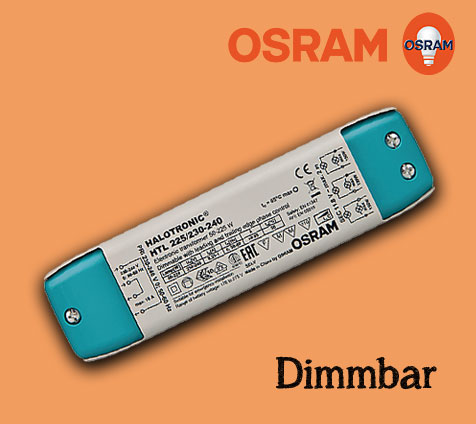 Osram HALOTRONIC-PROFESSIONAL Elektronischer Trafo 50-225VA mit Zugentlastung / dimmbar