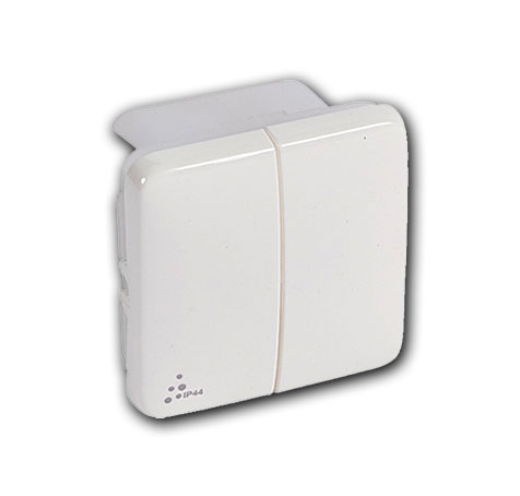 FR UP Wippe Serie IP44 Creo ultraweiß