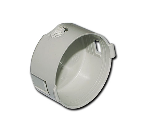 Integro Einbaudose flach D 45 mm / T 22 mm / grau für Schalter und Taster