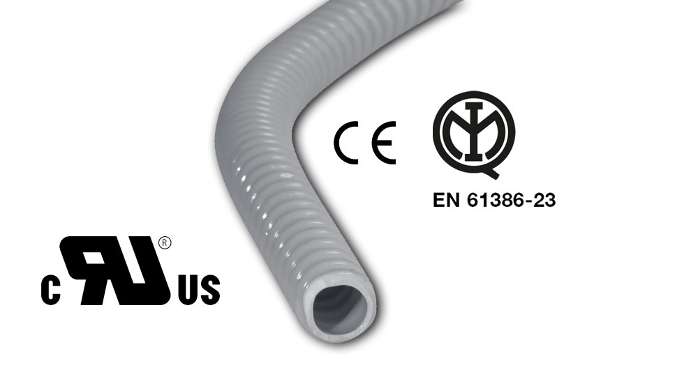 PVC Industrieschlauch flexibel GSIG8 / Ø 8 mm / grau
