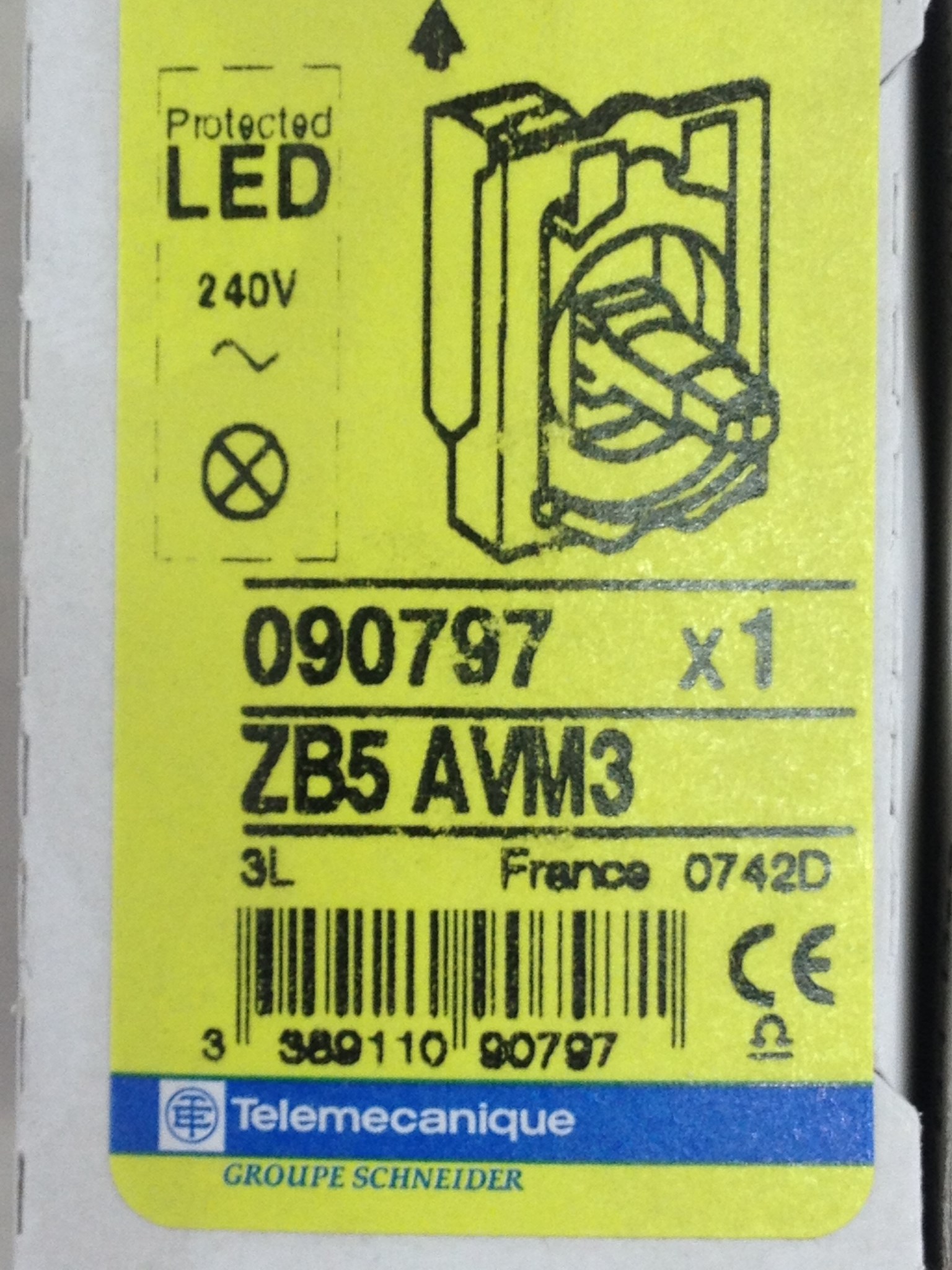 HILFSSCHALTER M.LED MOD  ZB5AVM3 090797