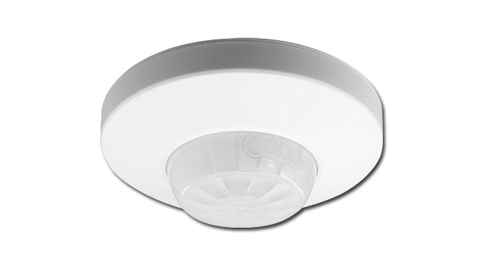 KNX Bewegungsmelder für Unterputzdose und Korridore / 360° / 40 m
