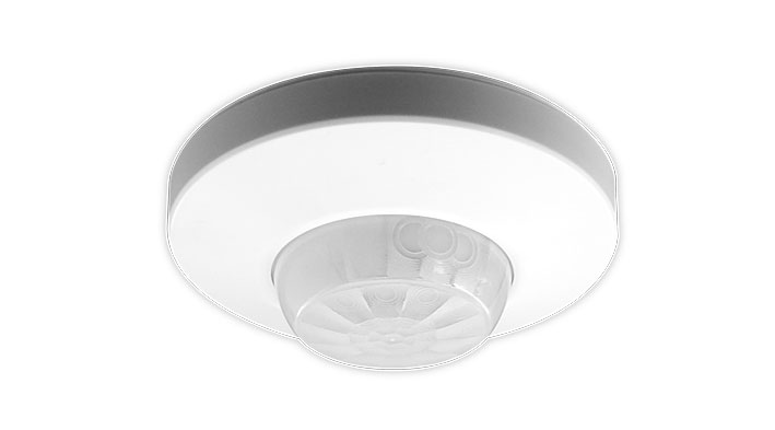 KNX Bewegungsmelder Master für Unterputzdose und Korridore / 360° / 40 m