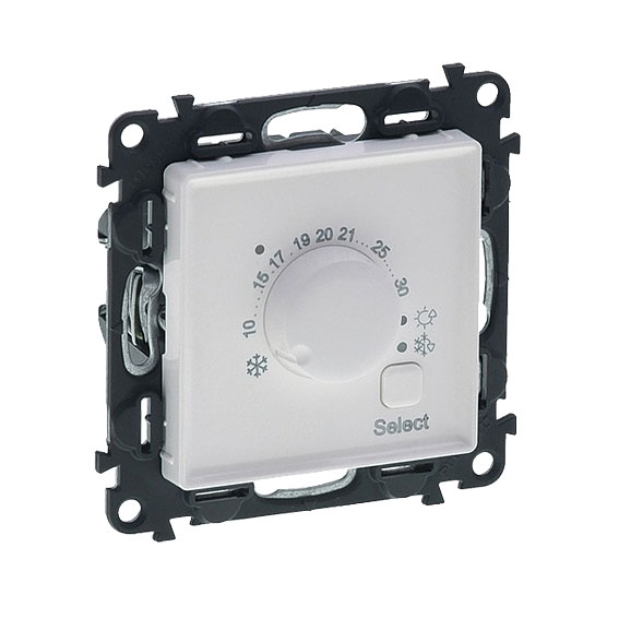 Legrand Valena Life Elektronischer UP Raumthermostat ultraweiß / 1S