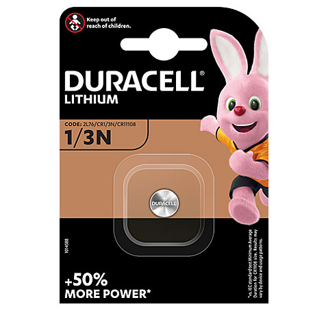 DURACELL PHOTO LITHIUM 1er Blister / 3,00V / 160mAh / 1/3N/CR11108-BG1