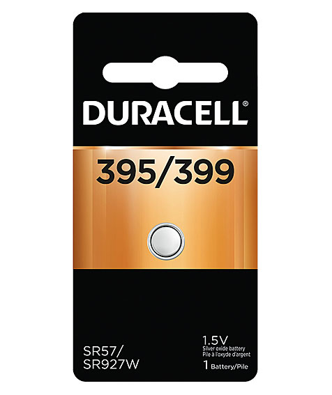DURACELL WATCH SILVER OXIDE KNOPFZELLE 1,50V / 55mAh / D399 / D395 / SR927W1/10 / 7299 / 1er Blister