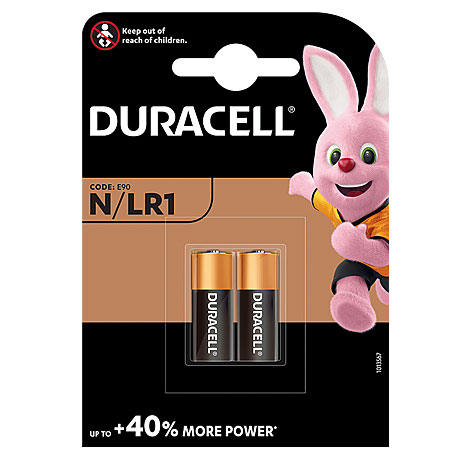 DURACELL SICHERHEIT ALKALINE LADY 1,50V / 825mAh / MN9100 / LR01 / 2er Blister