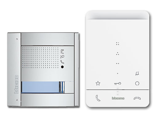 Bticino FlexONE Audio-Set mit Türstation SFERA 1 und 2 Ruftasten + CLASSE100 A16E