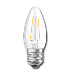 LED-Filament Kerzenlampe E27