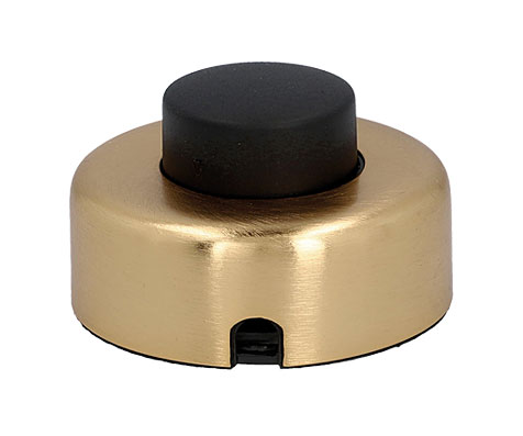 Fuß-Tretschalter 1-polig / 1A / gold