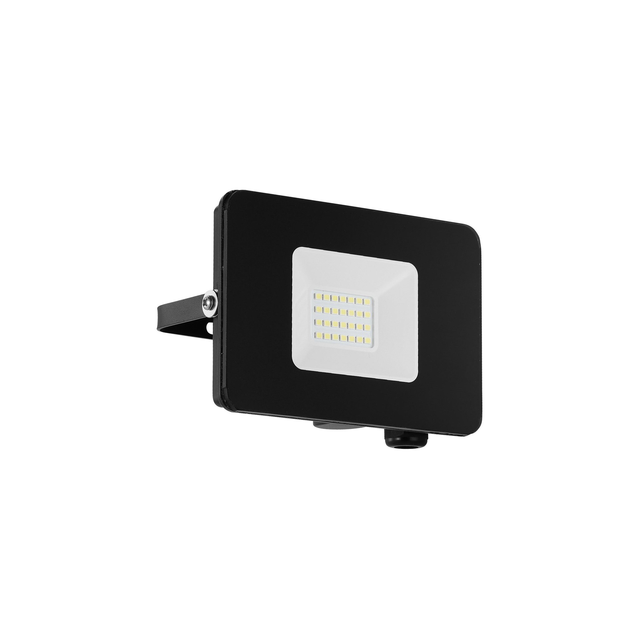 LED Flutlichtstrahler Serie FAEDO 3 schwarz / 20W LED / 1.800 lm  / 220V-240V / 5.000K / Neutralweiß  ALU IP65 strahlwassergeschützt / A+