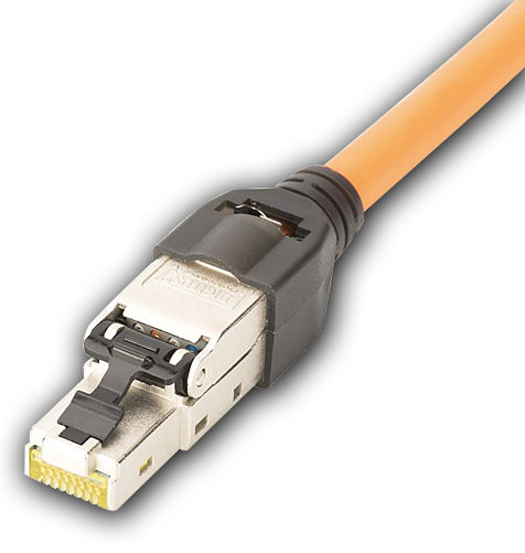 RJ45 Stecker AWG22-27, 10Gbit, PoE+ für Verlegekabel geschirmt