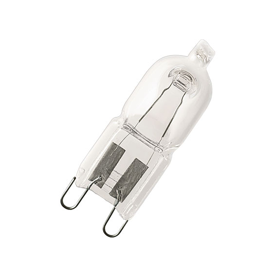 HV Halogen Backofen Stiftsockellampe Halopin 300°C / 490lm / 40W / G9 / 230V / 2.700K / ww klar dimmbar