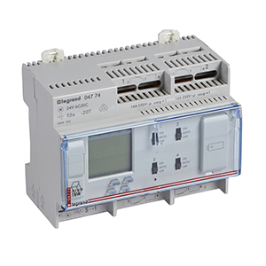 Digitale Verteilereinbauuhr AstroRex DY64 24V AC/DC