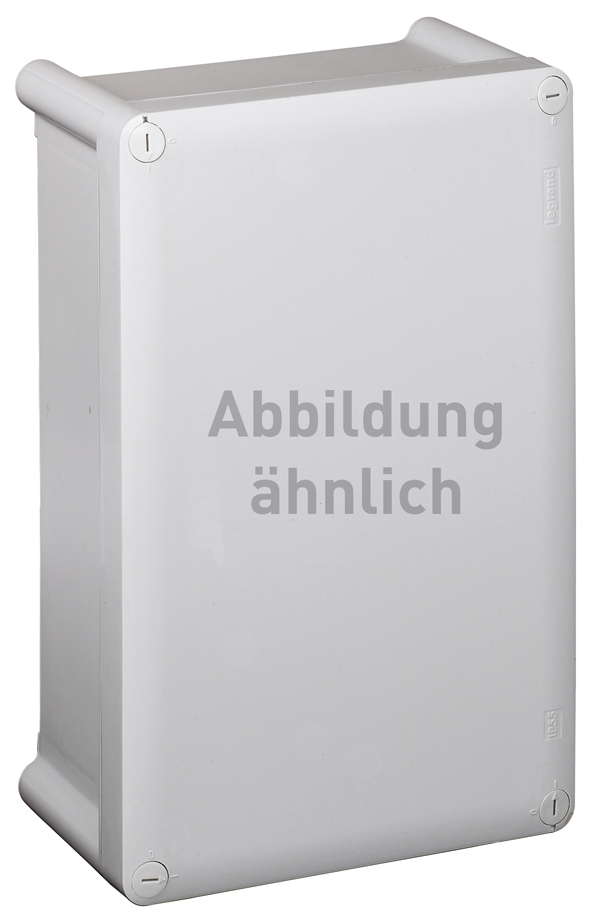 Abzweigdose rechteckig 180x140x86mm, glatt, grau 750° IP55 IK07