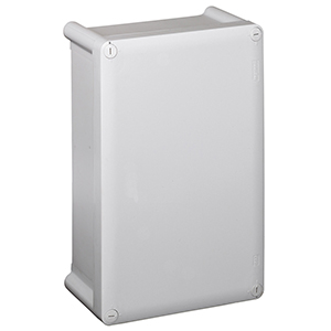 Abzweigdose rechteckig 220x170x86mm, glatt, grau 750° IP55 IK07