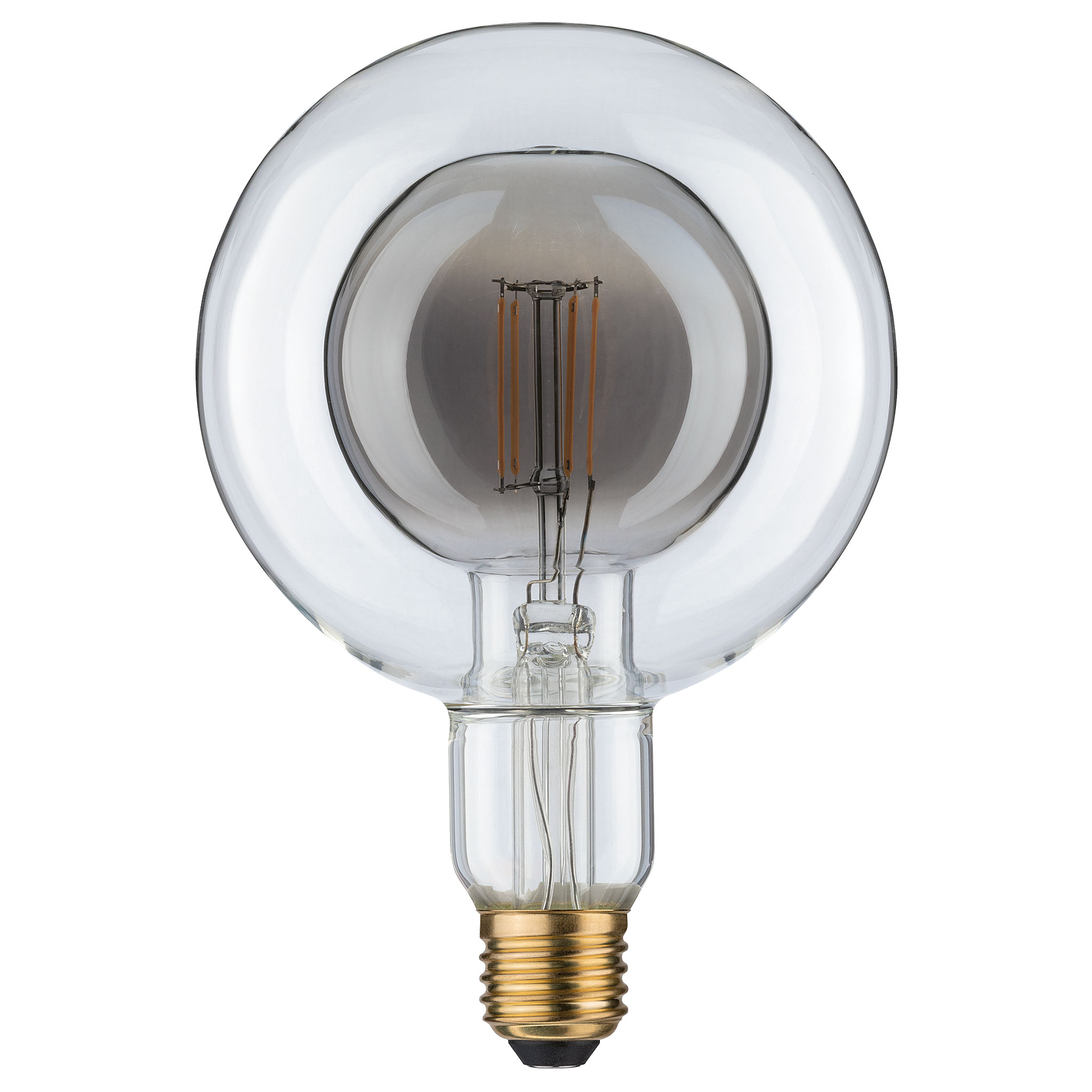 LED Globelampe G125 Inner Shape Rauchglas / 300 Lumen / 4 W / E27 / 230V / 2.700 K / Warmweiß dimmbar