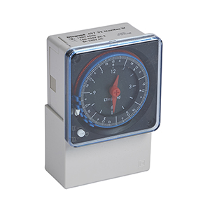 Analoge Fronttafeleinbauuhr MaxiRex W 120V 60Hz