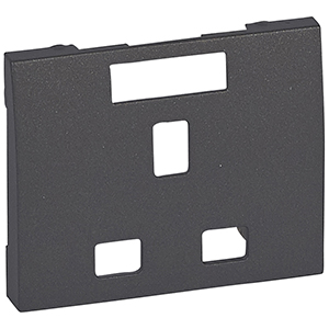 Steckdose britischer Standard Kinderschutz Galea dark bronze