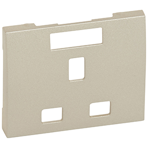 Steckdose britischer Standard Kinderschutz Galea titanium
