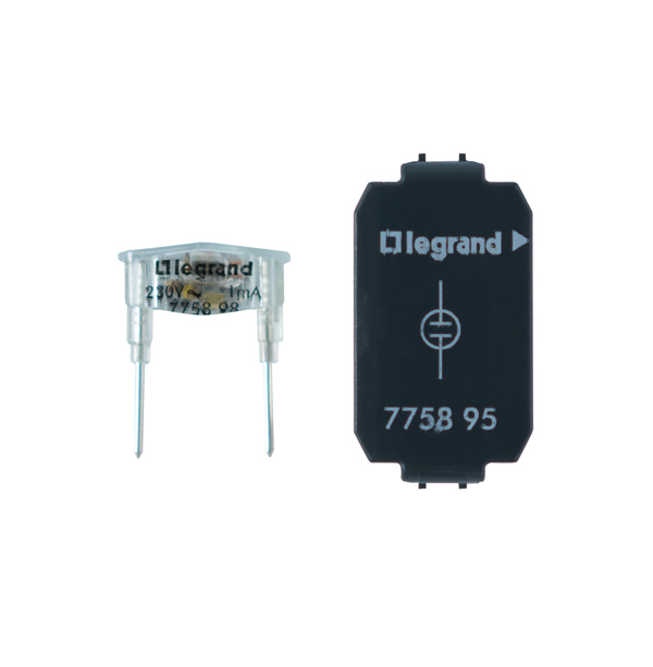 Glimmaggregat 230V~/ 1 mA gruen