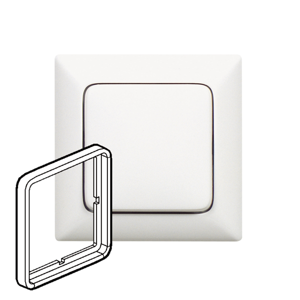 Adapter 50x50mm Creo ultraweiss