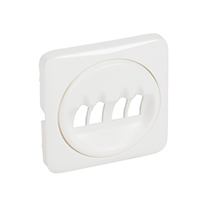 Abdeckung Hi.Fi Lautsprecher 2-fach Creoultraweiss