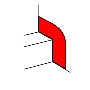 Wandabdeckrahmen f. DLPe 105/1