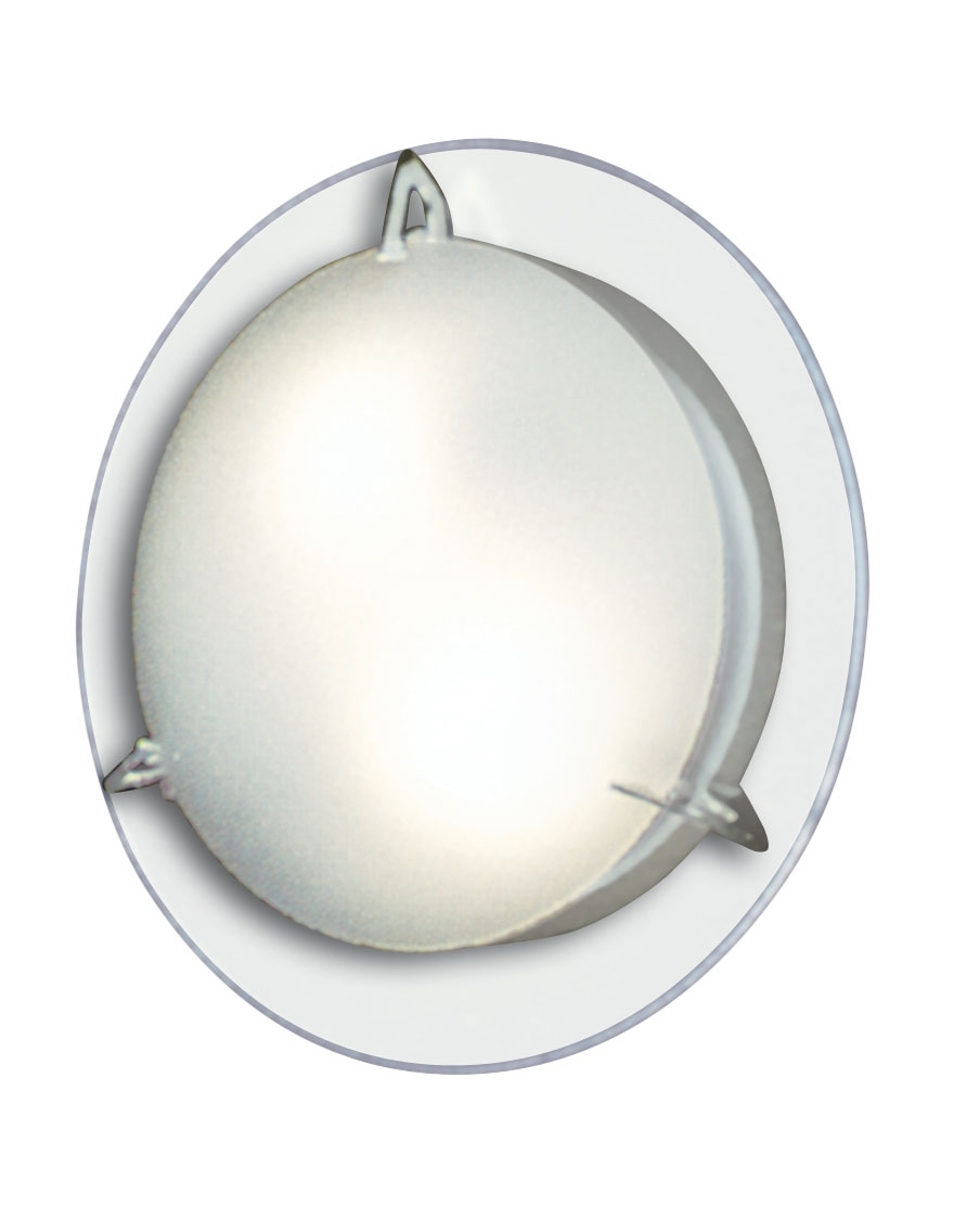 Züblin HF-Sensor Deckenleuchte IP20 / Glas / für 2 x 40W / 2 x E27 Fassung