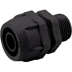 Verschr. M32 D=25 PA6 schwarz