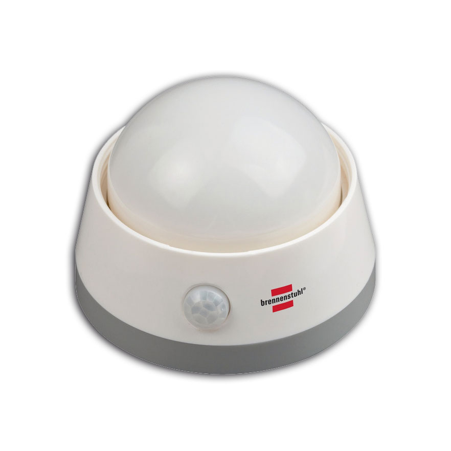 LED-Nachtlicht mit Infrarot-Bewegungsmelder / inkl. Push-Schalter und Batterie
