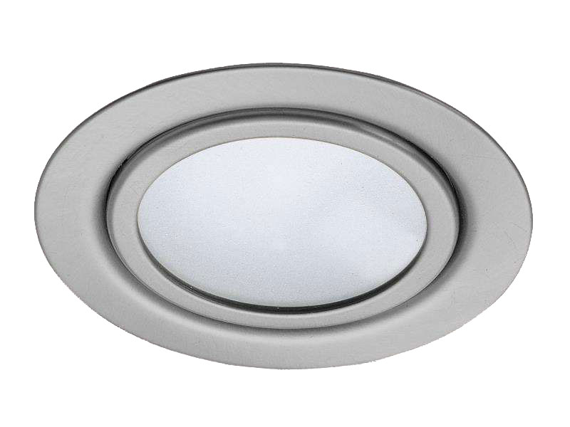 Möbeleinbaustrahler Molto / Nickel gebürstet / inkl. Leuchtmittel Eco 7 W / G4 / 12V