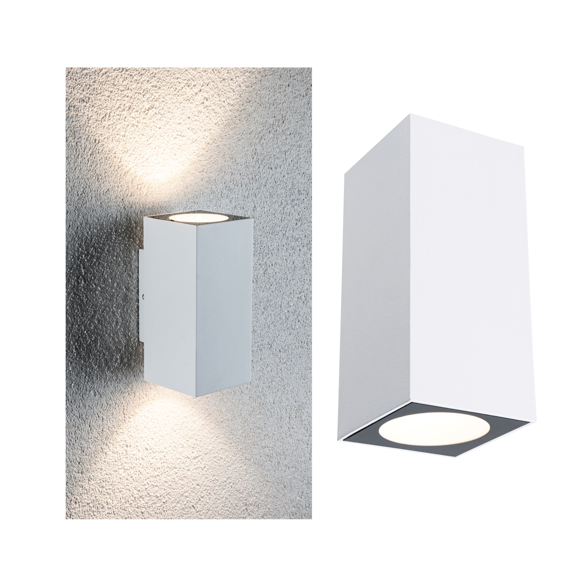 Wandleuchte 2x2,8W | 2x390lm | 3000K | IP54 | weiß