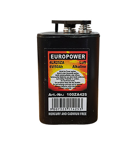 Energieblock Luftsauerstoff 4LR25ZA / 6V / 50Ah