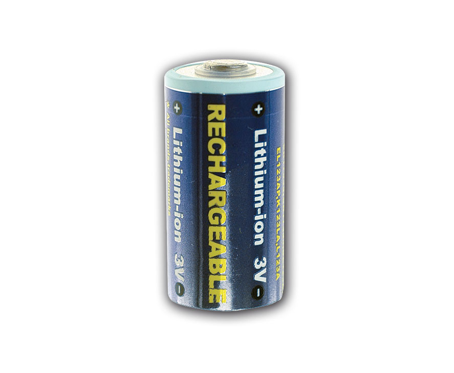 LI-ion Foto-Akku CR123A / 3V / 500mAh