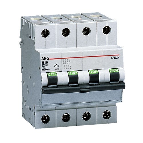 LS-Schalter 3P+N/10kA/C-25A/EP103NC25/4M