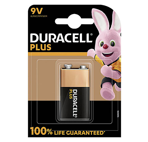 Duracell Alkaline Plus Mainline MN1604 / E-Block / 6LR61 / 9V - 1er Blister