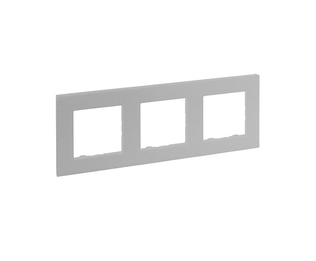 Legrand Niloe Step 3-fach Rahmen Aluminium