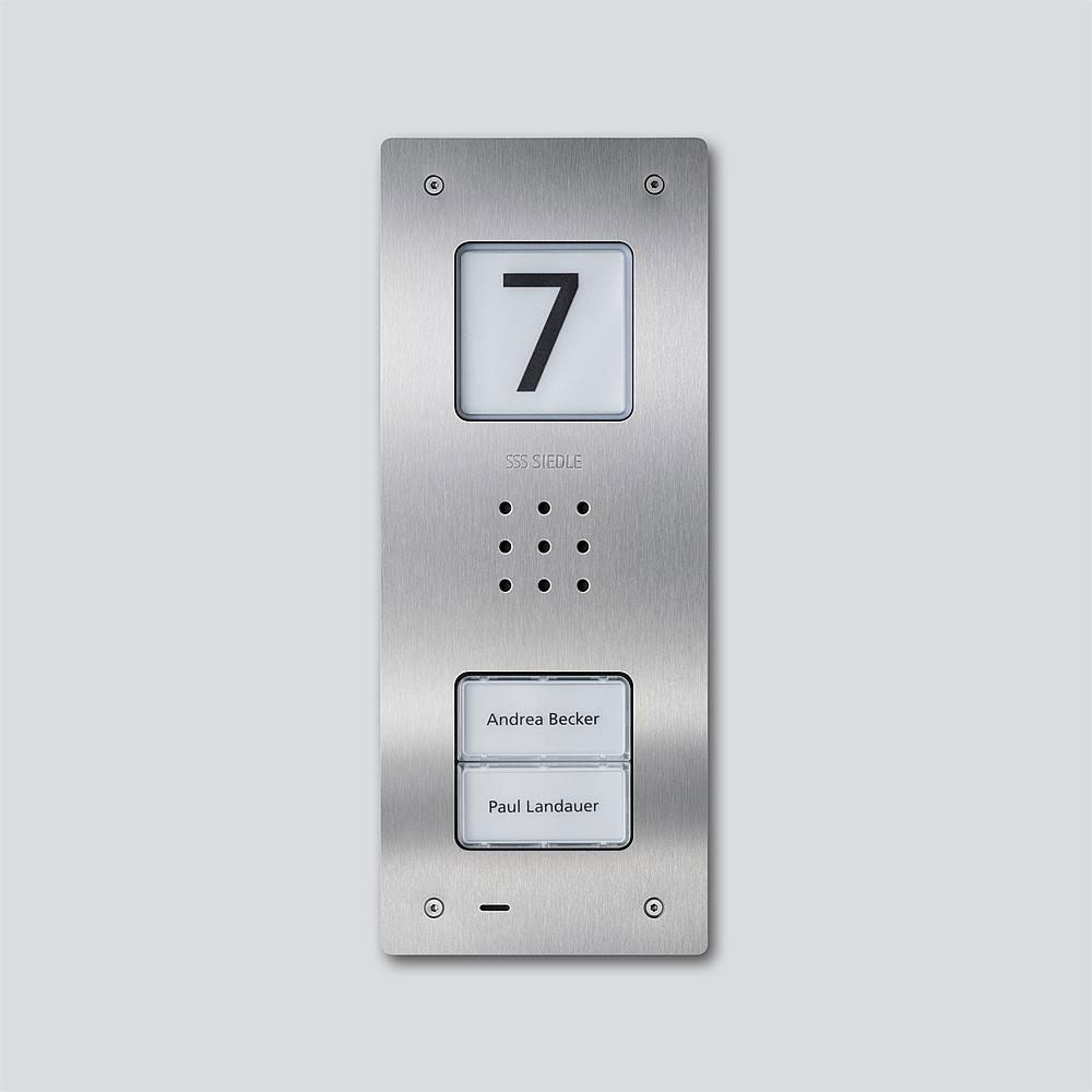 UP Audio-Türstation Compact CAU850-2-0E Edelstahl gebürstet
