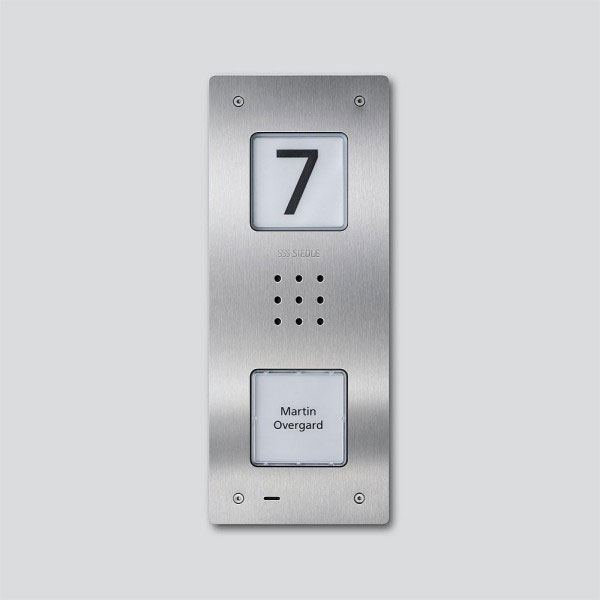 Kopie von UP Audio-Türstation Compact CAU850-2-0E Edelstahl gebürstet